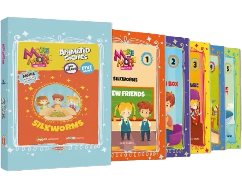 Kurmay ELT More and More English 3 Animated Stories (5 Kitap Set)
