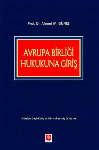 Avrupa Birliği Hukukuna Giriş