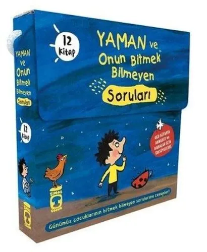Yaman ve Onun Bitmek Bilmeyen Soruları Seti - 12 Kitap Takım Kutulu