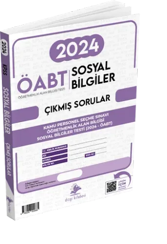 Dizgi Kitap Yayınları MEB AGS ÖABT Sosyal Bilgiler Video Çözümlü 2024 Sınavı Tek Fasikül Orijinal Çıkmış Sorular
