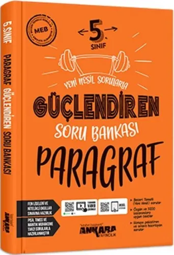 Ankara Yayıncılık 5. Sınıf Paragraf Güçlendiren Soru Bankası Ankara Yayıncılık 5. Sınıf Paragraf Güçlendiren Soru Bankası