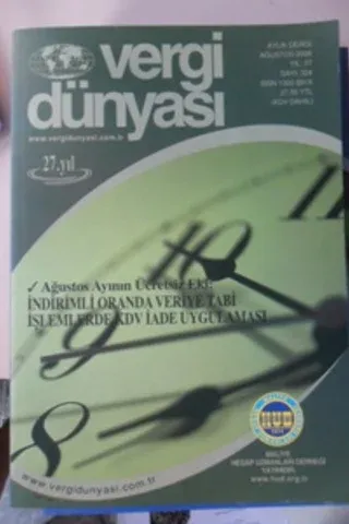 Vergi Dünyası 2008/27
