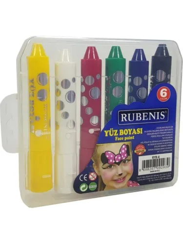 RUBENİS 6LI ÇEVİRMELİ YÜZBOYASI (YENİ)