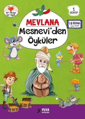 1. Sınıf Mevlana Mesneviden Öyküler 10 Kitaplık Set