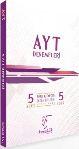 Karekök AYT 5'li Denemeleri (Yeni) %21 indirimli Kolektif