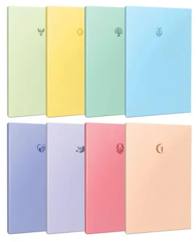 8'li Defter 64 Sayfa Çizgisiz