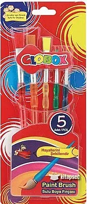 GLOBOX 5 li SULU BOYA FIRÇASI