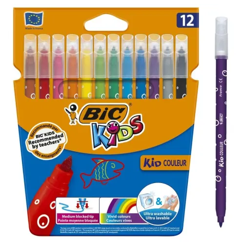 Bic KEÇELİ KALEM KID COULEUR 12 L