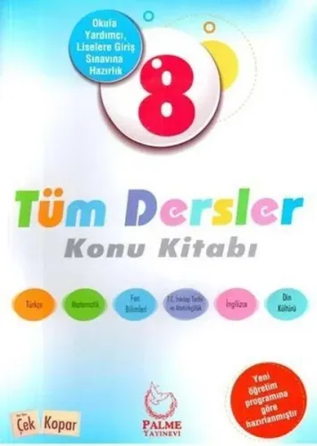 Palme 8. Sınıf Tüm Dersler Konu Kitabı