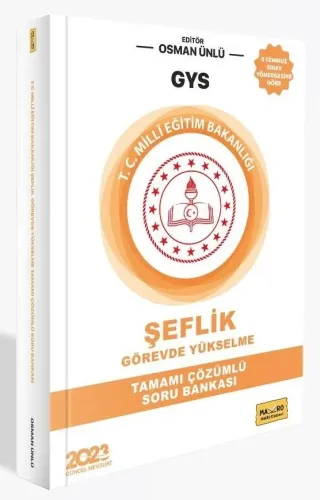 Makro Kitap 2023 T.C. Milli Eğitim Bakanlığı GYS Şeflik Soru Bankası