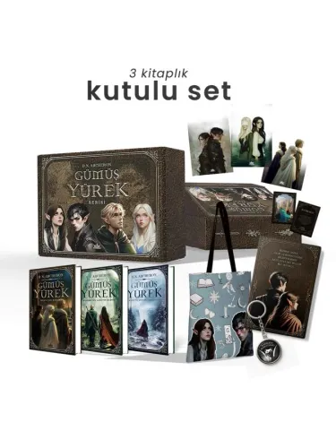 Gümüş Yürek Serisi – Üç Kitaplık Hediyeli Ciltli Kutu