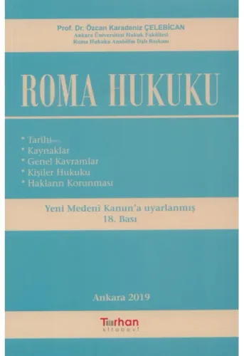 Roma Hukuku (Özcan Karadeniz Çelebican)