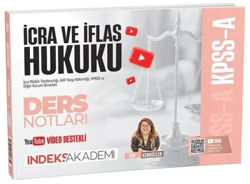 İndeks Akademi 2027 KPSS A Grubu İcra ve İflas Hukuku Video Ders Notla