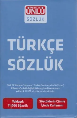 Türkçe Sözlük-Plastik Kapak