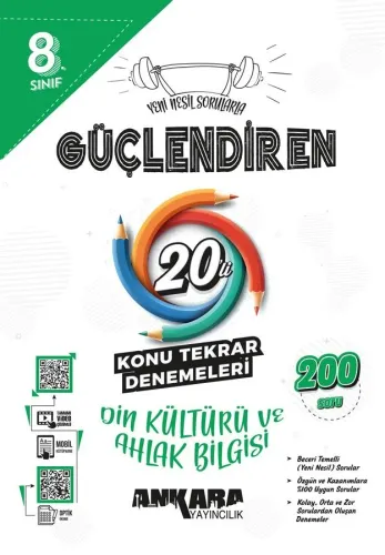 8.⁠ ⁠Sınıf Güçlendiren Din Kültürü ve Ahlak Bilgisi 20'li Konu Tekrar Denemesi
