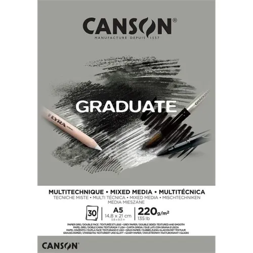 CANSON GRADUATE 30S A5 220G Eskiz Defteri