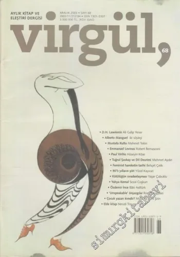 Virgül Aylık Kitap ve Eleştiri Dergisi - 68      Aralık 2003 2003