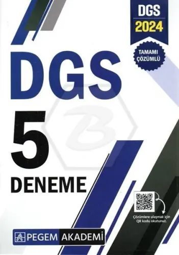 2024 DGS Tamamı Çözümlü 5 Deneme