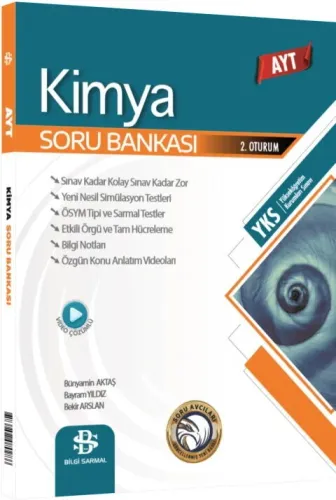 Bilgi Sarmal AYT Kimya Soru Bankası Bayram Yıldız
