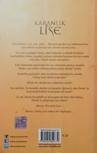 Karanlık Lise 2 Alya Öztanyel Epsilon Yayıncılık