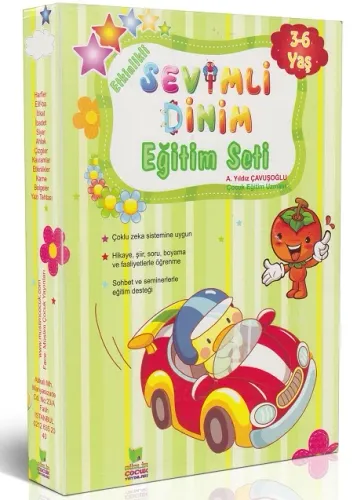 Etkinlikli Sevimli Dinim Eğitim Seti | 9 Kitap 1 Karne  3-6 Yaş