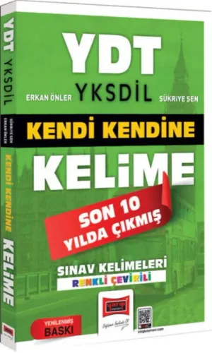 Yargı Yayınları YDT YKSDİL Kendi Kendine Kelime Son 10 Yılda Çıkmış Sı