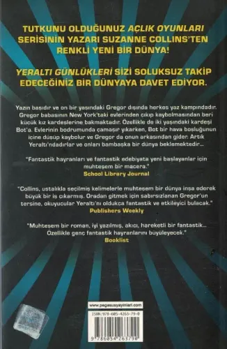 Gregor ve Gri Kehanet / Yeraltı Günlükleri-1 Suzanne Collins Pegasus Y