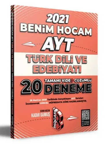 2021 AYT Türk Dili ve Edebiyatı Tamamı Video Çözümlü 20 Deneme Sınavı