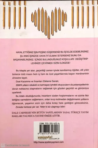 Dost Kazanma ve İnsanları Etkileme Sanatı Dale Carnegie Epsilon Yayınc