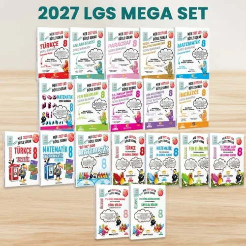 Sinan Kuzucu Yayınları 2027 LGS MEGA SET