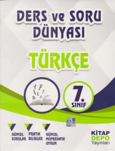 Kitap Depo 7. Sınıf Türkçe Ders ve Soru Dünyası-YENİ
