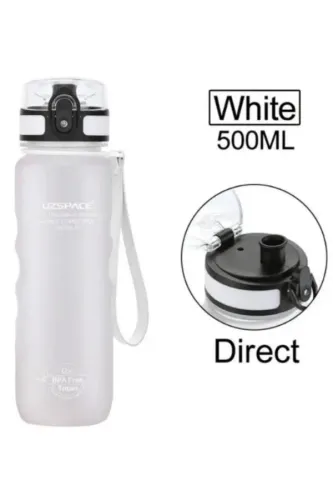 VAGON LİFE UZSPACE TUTMA DESTEKLİ TRITAN SULUK 500 ml BEYAZ