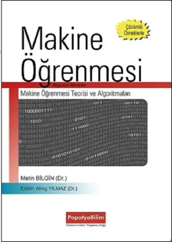 Makine Öğrenmesi :Teorisi ve Algoritmaları
