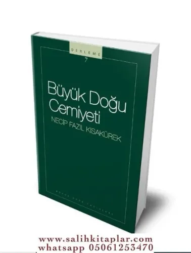 Büyük Doğu Cemiyeti Necip Fazıl Kısakürek