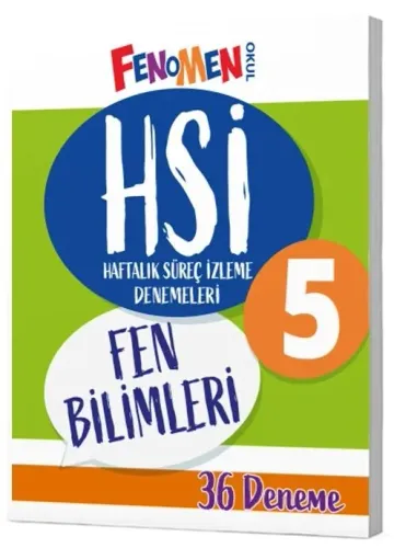 Fenomen Okul Yayınları 5. Sınıf Fen Bilimleri HSİ Haftalık Süreç İzlem