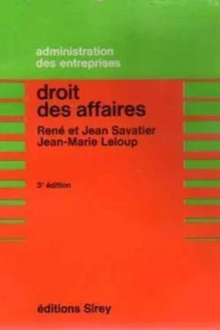 Droit Des Affaires