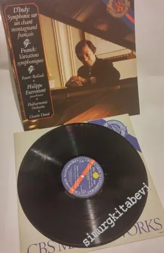 33 LP PLAK VINYL: D'Indy / Franck / Fauré: Philippe Entremont, Philharmonia Orchestra, Charles Dutoit - Symphonie Sur Un Chant Montagnard Français / Variations Symphoniques / Ballade -