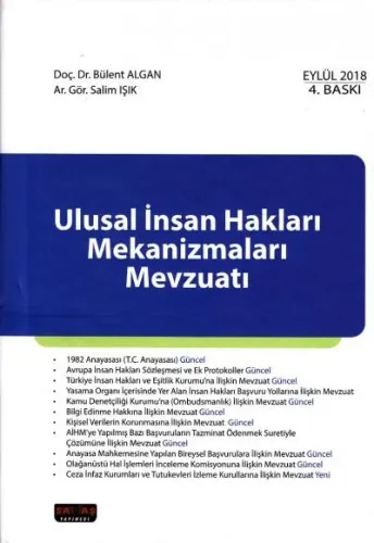 Ulusal İnsan Hakları Mekanizmaları Mevzuatı