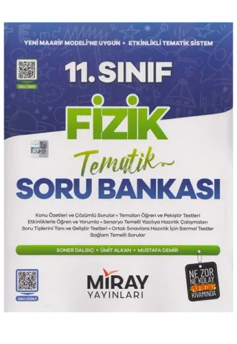 Miray 11. Sınıf Fizik Maarif Model Tematik Soru Bankası