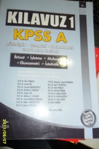 Kılavuz 1 KPSS A