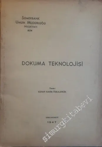 Dokuma Teknolojisi -