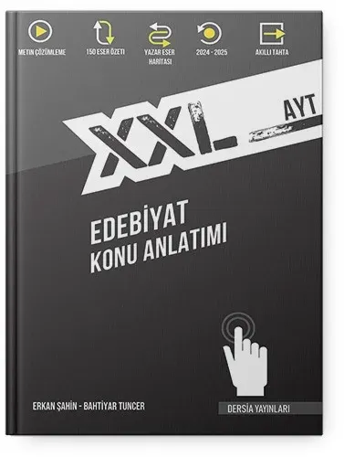 Dersia Yayınları AYT XXL Edebiyat Konu Anlatımı
