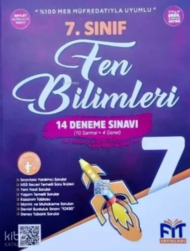 Fit Yayınları 7. Sınıf Fen Bilimleri 14 Deneme Sınavı