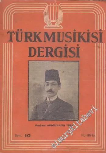 Türk Musikisi Dergisi - Sayı: 20  Cilt: 2    Haziran