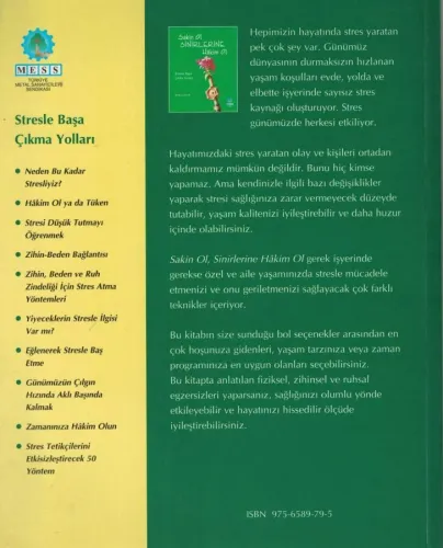 Sakin Ol Sinirlerine Hakim Ol Bob Losyk Mess %46 indirimli