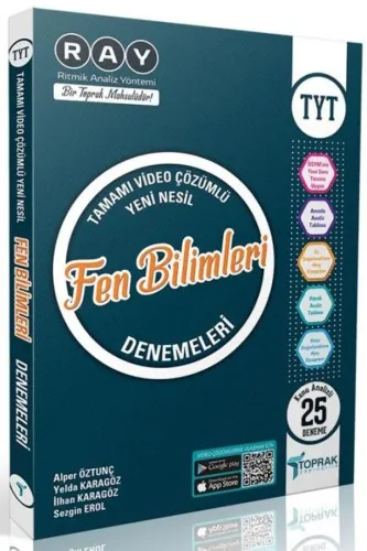 Toprak Yayıncılık TYT Fen Bilimleri Ray 25 li Denemeleri