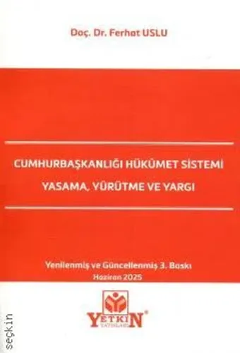 Cumhurbaşkanlığı Hükümet Sistemi