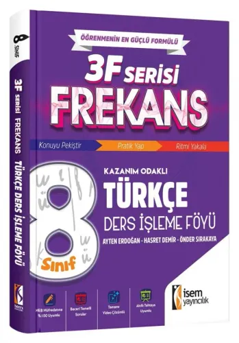 İSEM YAY. 8.SINIF FREKANS TÜRKÇE DERS İŞLEME FÖYÜ