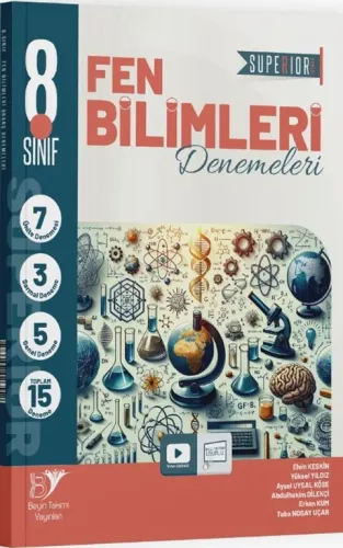 Beyin Takımı Yayınları 8. Sınıf LGS Fen Bilimleri Superıor 15'li Deneme