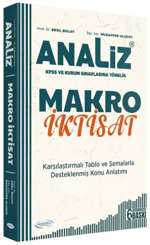 Monopol Yayınları 2026 KPSS A Grubu Analiz Makro İktisat Konu Anlatımı